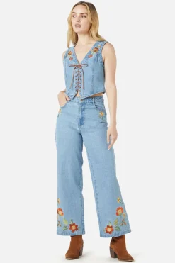 Women Princess Highway Blouses & Tops*Cami Emb Vest