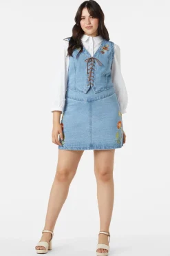 Women Princess Highway Blouses & Tops*Cami Emb Vest