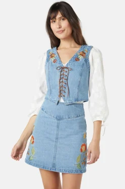 Women Princess Highway Blouses & Tops*Cami Emb Vest