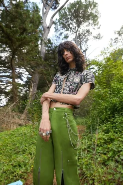 Women Dangerfield Pants & Jumpsuits*Cargo Drill Zipper Pants