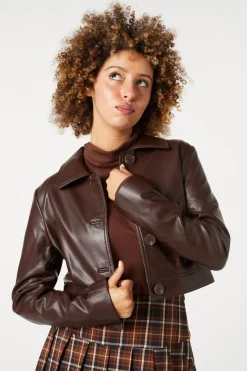 Women Princess Highway Jackets & Coats*Cassidy Pleather Jacket