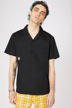 Men Dangerfield Shirts & Tees*Cat Embroidery Ss Shirt