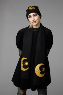 Accessories Black Friday Scarves & Bandanas*Celestial Applique Knit Scarf