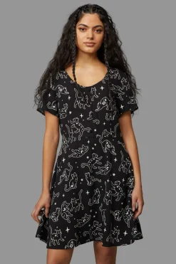 Women Black Friday Dresses & Pinafores*Celestial Cat Dress