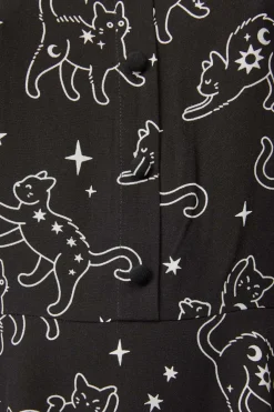 Women Black Friday Dresses & Pinafores*Celestial Cat Dress