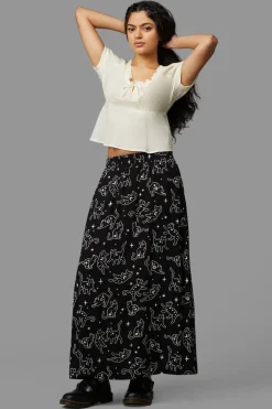Women Black Friday Skirts & Skorts*Celestial Cat Skirt