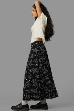 Women Black Friday Skirts & Skorts*Celestial Cat Skirt