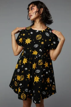Women Black Friday Dresses & Pinafores*Celestial Print Dress