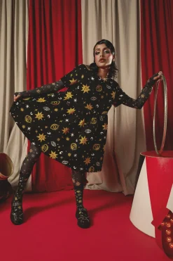 Women Black Friday Dresses & Pinafores*Celestial Print Dress