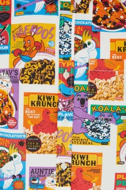 Men Dangerfield Shirts & Tees*Cereal Print Cotton Ss Shirt