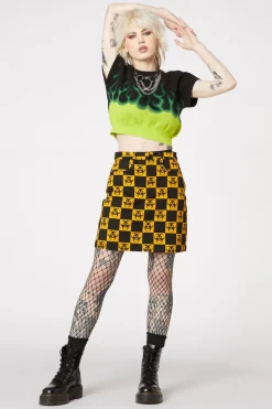 Women Dangerfield Skirts & Skorts*Check Biohazard Mini Skirt