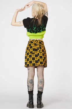 Women Dangerfield Skirts & Skorts*Check Biohazard Mini Skirt