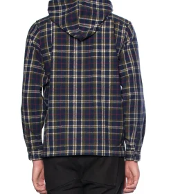 Men Dangerfield Coats & Jackets*Check Hooded Jacket