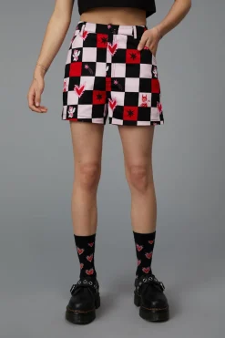 Women Black Friday Skirts & Skorts*Check It Goth Short