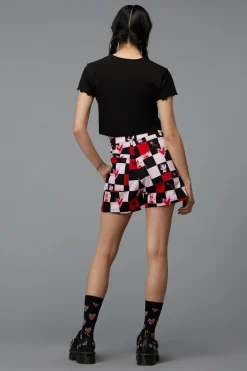 Women Black Friday Skirts & Skorts*Check It Goth Short