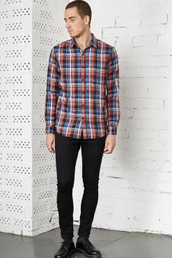 Men Dangerfield Shirts & Tees*Checked Out Ls Shirt