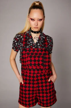 Women Black Friday Dresses & Pinafores*Checkmate Goth Overall
