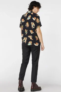 Men Dangerfield Shirts & Tees*Cherub Viscose Print Shirt