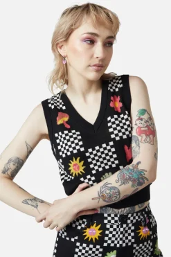 Women Dangerfield Blouses & Tops*Chess At Picnic Vest