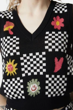 Women Dangerfield Blouses & Tops*Chess At Picnic Vest