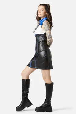 Women Dangerfield Dresses & Pinafores*Chunky Zip Pu Dress