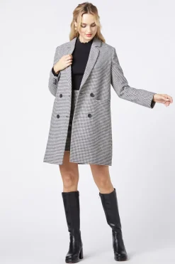 Women Princess Highway Jackets & Coats*Clarissa Houndstooth Coat