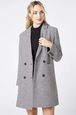 Women Princess Highway Jackets & Coats*Clarissa Houndstooth Coat