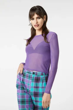 Women Dangerfield Blouses & Tops*Classic Plain Mesh Top