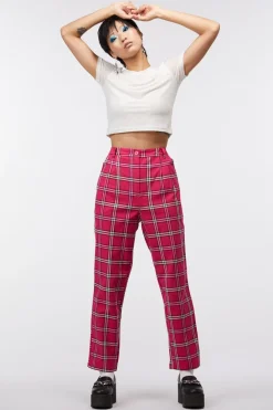 Women Dangerfield Pants & Jumpsuits*Classic Tartan Pant