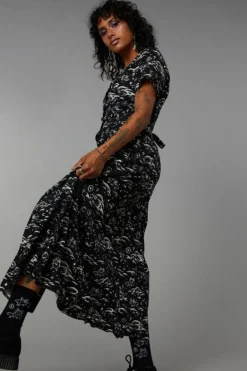 Women Black Friday Dresses & Pinafores*Cloudy Nights Goth Dress