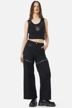 Women Dangerfield Blouses & Tops*Cobweb Embroidered Tank