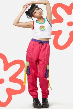 Women Dangerfield Pants & Jumpsuits*Colour Block Cuff Cargo