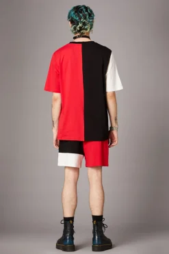 Men Black Friday Shirts & Tees*Colour Block Grunge Tee