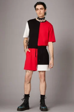 Men Black Friday Pants & Shorts*Colourblock Grunge Short