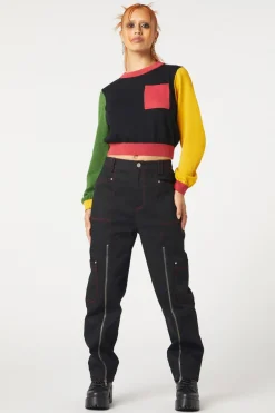 Women Dangerfield Knitwear & Cardis*Colourblock Knit Jumper