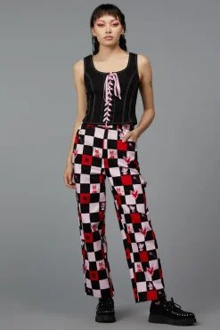 Women Black Friday Corsets & Harnesses*Contrast Grunge Corset Top