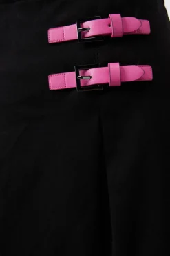 Women Black Friday Skirts & Skorts*Contrast Stitch Goth Skort