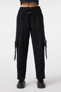 Women Dangerfield Pants & Jumpsuits*Contrast Stitch School Cargo Pant