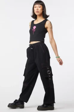 Women Dangerfield Pants & Jumpsuits*Contrast Stitch School Cargo Pant