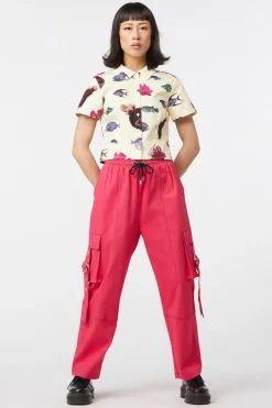 Women Dangerfield Pants & Jumpsuits*Contrast Stitch School Cargo Pant