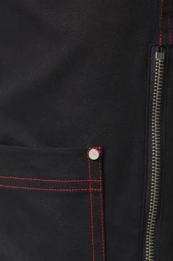 Women Dangerfield Pants & Jumpsuits*Contrast Stitch Zipper Pant