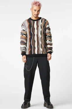 Men Dangerfield Jumpers & Knits*Corpse Textured Knit Jumper