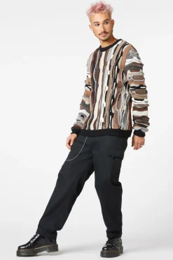 Men Dangerfield Jumpers & Knits*Corpse Textured Knit Jumper