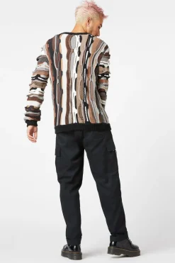 Men Dangerfield Jumpers & Knits*Corpse Textured Knit Jumper