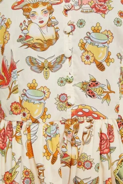 Women Dangerfield Dresses & Pinafores*Cottagecore Tattoo Dress