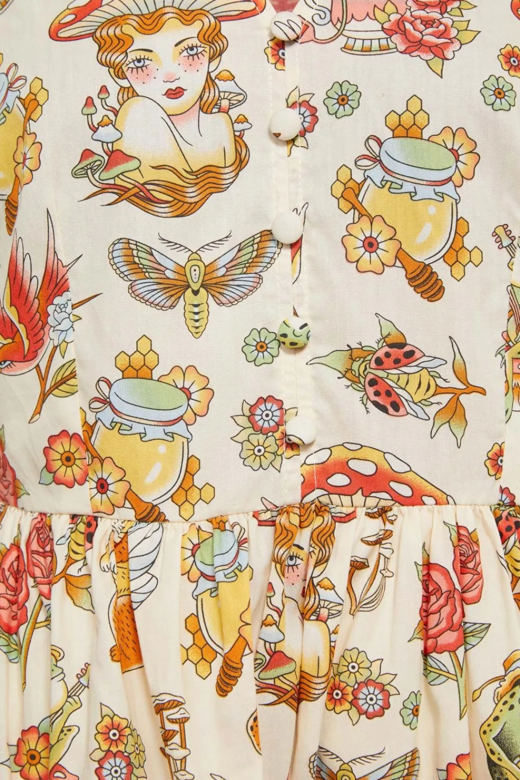 Women Dangerfield Dresses & Pinafores*Cottagecore Tattoo Dress