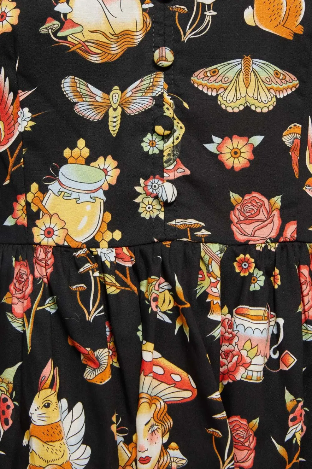 Women Dangerfield Dresses & Pinafores*Cottagecore Tattoo Dress