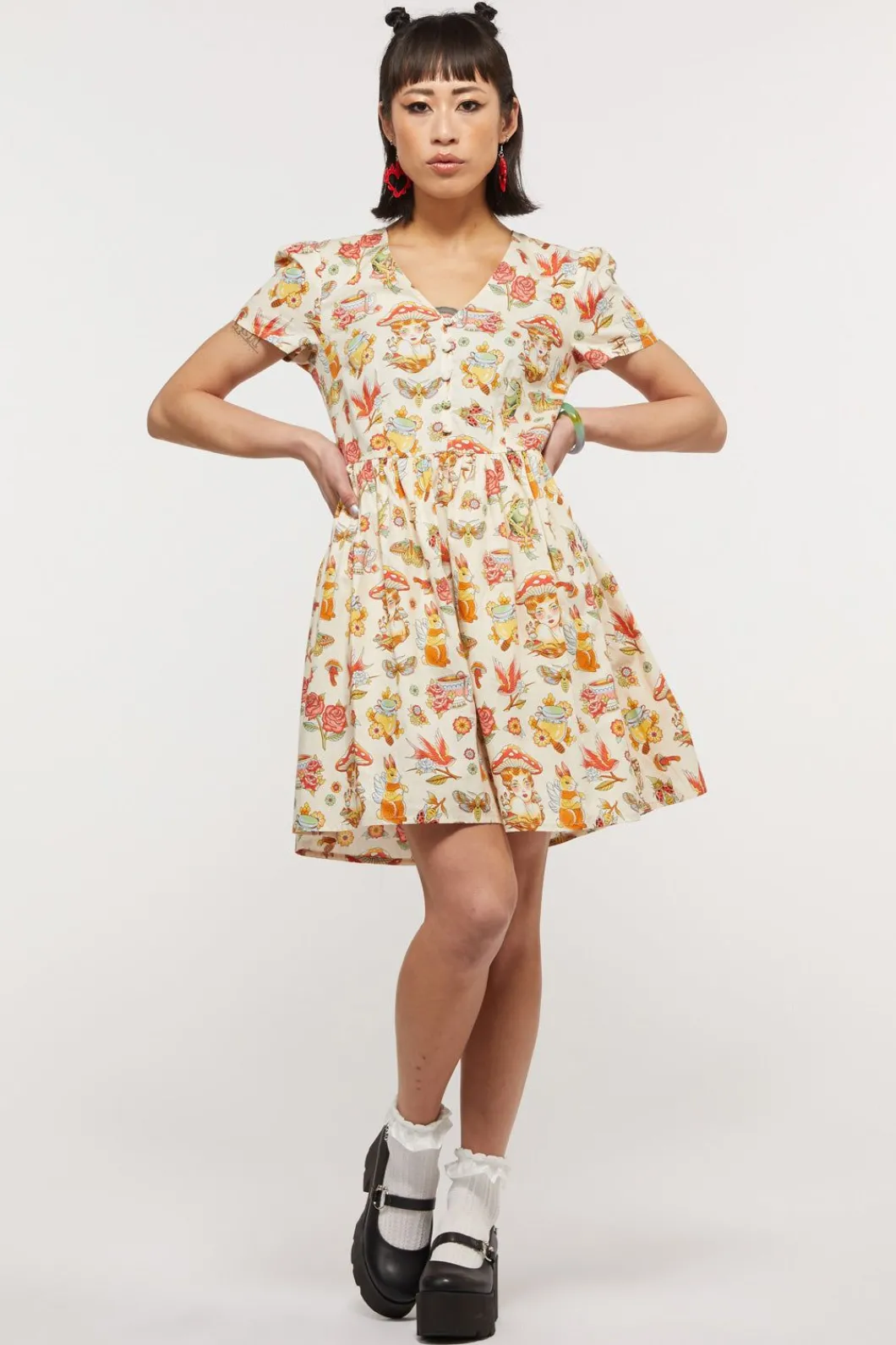 Women Dangerfield Dresses & Pinafores*Cottagecore Tattoo Dress