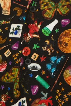 Men Black Friday Shirts & Tees*Crafty Witch Print Ss Shirt