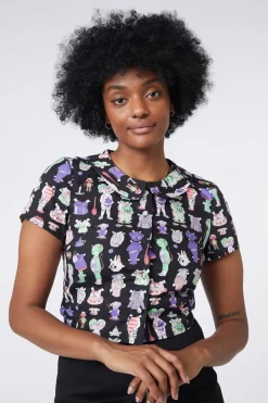 Women Black Friday Curve Tops & Blouses*Creepy Cuties Blouse